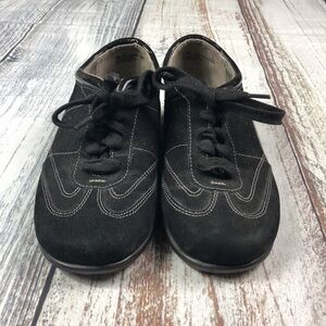 Aerosoles Air Cushion Black Leather Suede Size 7